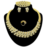 Picture of Unique Style Gold Plated Dubai Style 4 Pieces Jewelry Sets