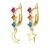 Picture of Fashionable Small Cubic Zirconia Dangle Earrings