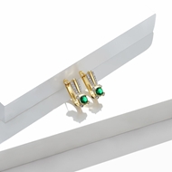 Picture of New Season Green Copper or Brass Stud Earrings with SGS/ISO Certification