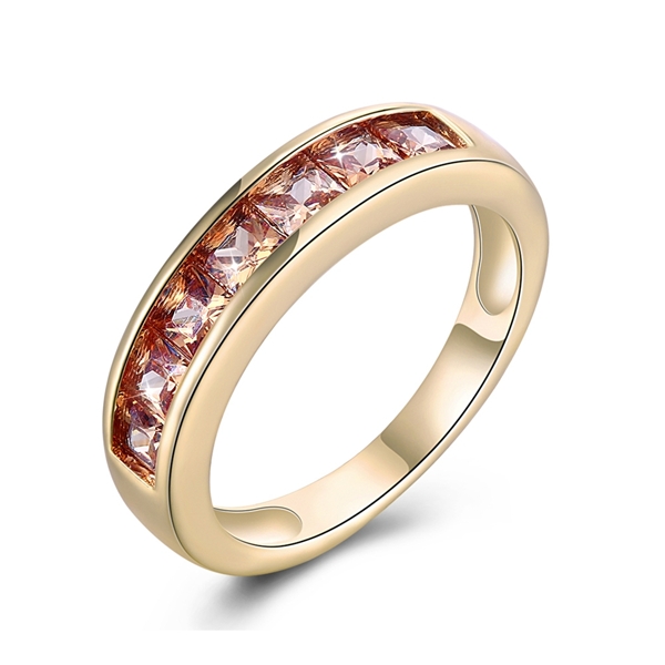 Picture of Good Cubic Zirconia Rose Gold Plated Fashion Ring