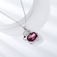 Show details for Charming Purple Small Pendant Necklace As a Gift