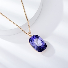 Show details for Zinc Alloy Purple Pendant Necklace at Great Low Price
