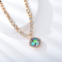 Show details for Medium Swarovski Element Pendant Necklace Online Only