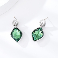 Show details for Hot Selling Green Zinc Alloy Dangle Earrings from Trust-worthy Supplier