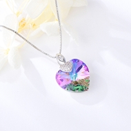 Show details for Zinc Alloy Swarovski Element Pendant Necklace at Super Low Price