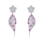 Picture of Irresistible Pink Cubic Zirconia Dangle Earrings Direct from Factory