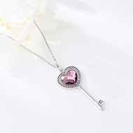 Picture of Zinc Alloy Key Pendant Necklace in Flattering Style