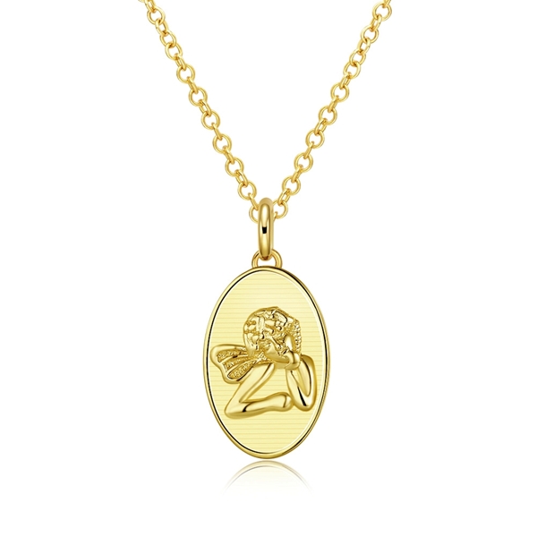 Picture of Dubai Gold Plated Pendant Necklace with Fast Shipping