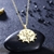 Picture of Hypoallergenic Gold Plated Dubai Pendant Necklace with Easy Return