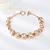 Picture of Rose Gold Plated Zinc Alloy Fashion Bracelet from Certified Factory