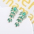Picture of Irresistible Green Cubic Zirconia Dangle Earrings As a Gift