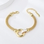 Show details for Zinc Alloy Gold Plated Fashion Bracelet From Reliable Factory