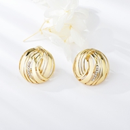 Picture of Gold Plated Zinc Alloy Stud Earrings from Trust-worthy Supplier
