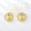 Show details for Hypoallergenic Gold Plated Medium Stud Earrings with Easy Return