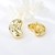 Picture of Brand New Gold Plated Medium Stud Earrings with Full Guarantee