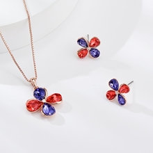 Show details for Purchase Rose Gold Plated Copper or Brass 2 Piece Jewelry Set Exclusive Online