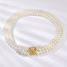 Show details for Copper or Brass White Short Chain Necklace from Certified Factory