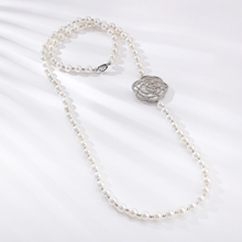 Show details for Artificial Pearl Big Long Chain Necklace From Reliable Factory