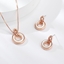 Show details for Shop Rose Gold Plated Resin 2 Piece Jewelry Set with Wow Elements
