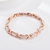 Picture of Hypoallergenic White Rose Gold Plated Fashion Bracelet with Easy Return