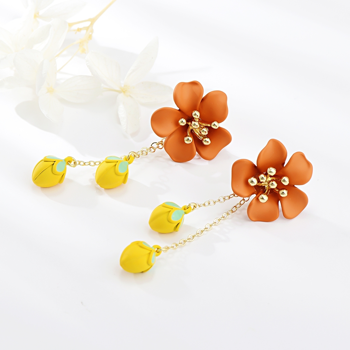 Amazing Small Flowers & Plants Dangle Earrings