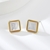 Picture of Hot Selling White Rose Gold Plated Stud Earrings from Top Designer