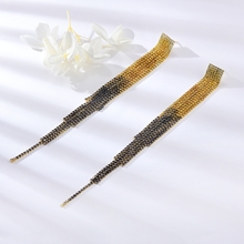 Show details for Delicate Cubic Zirconia Dangle Earrings in Flattering Style