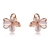 Picture of Cost Effective Rose Gold Plated Floral Stud