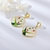 Picture of Great Value White Medium Dangle Earrings in Exclusive Design