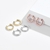 Picture of 925 Sterling Silver Rose Gold Plated Huggie Earrings with Worldwide Shipping