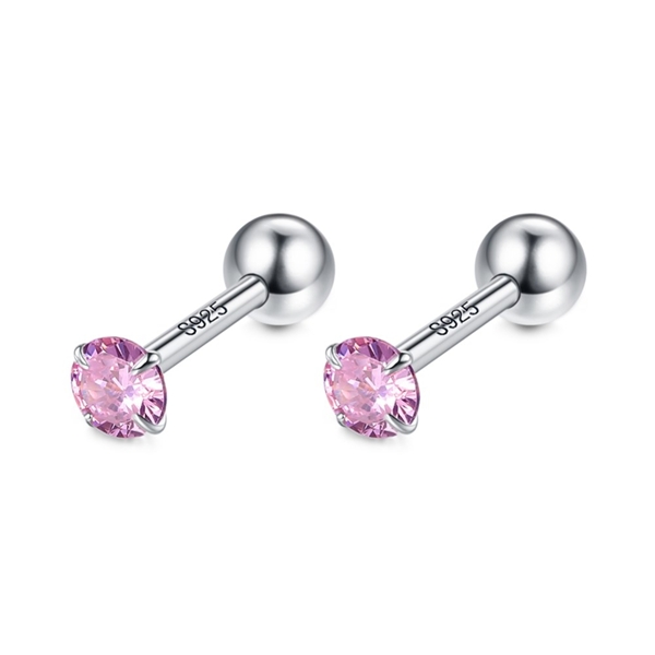 Picture of Delicate Platinum Plated Stud Earrings with 3~7 Day Delivery