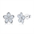 Picture of Amazing Small Platinum Plated Stud Earrings