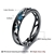 Picture of Eye-Catching Blue Gunmetal Plated Adjustable Bracelet with Member Discount