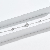 Picture of Attractive Platinum Plated Small Fashion Bracelet For Your Occasions