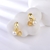 Picture of Classic White Stud Earrings Online Only