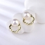 Show details for Good Artificial Pearl White Stud Earrings