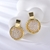 Picture of Great Value White Medium Drop & Dangle Earrings with Member Discount