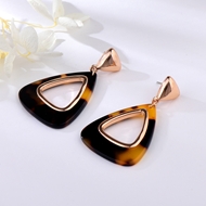 Picture of Hypoallergenic Rose Gold Plated Classic Dangle Earrings with Easy Return