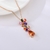 Picture of Wholesale Rose Gold Plated Colorful Pendant Necklace with No-Risk Return