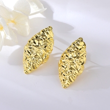 Show details for Dubai Gold Plated Big Stud Earrings Online Only