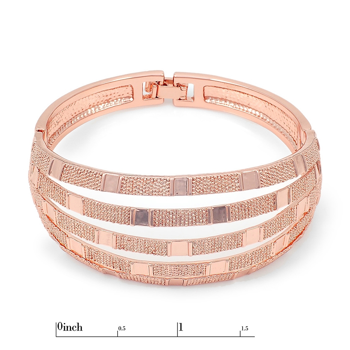 Superb Quality European Rose Gold Plated Bangles