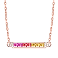 Picture of Small Colorful Pendant Necklace at Unbeatable Price