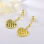 Show details for Funky Love & Heart Big Dangle Earrings
