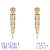 Picture of Affordable Gold Plated Cubic Zirconia Dangle Earrings From Reliable Factory