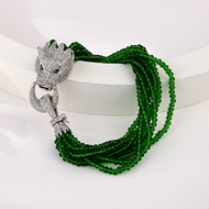 Picture of Latest Big Green Fashion Bracelet