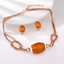 Show details for Need-Now Rose Gold Plated Zinc Alloy 2 Piece Jewelry Set with SGS/ISO Certification