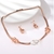 Picture of Zinc Alloy Rose Gold Plated 2 Piece Jewelry Set in Flattering Style