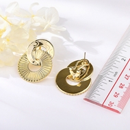 Picture of Great Value Gold Plated Zinc Alloy Stud Earrings with Member Discount