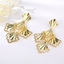 Show details for Trendy Gold Plated Big Dangle Earrings with No-Risk Refund