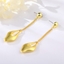 Show details for Latest Big Gold Plated Dangle Earrings